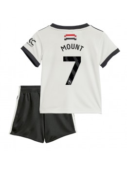 Manchester United Mason Mount #7 Replika Tredje Kläder Barn 2024-25 Kortärmad (+ byxor)